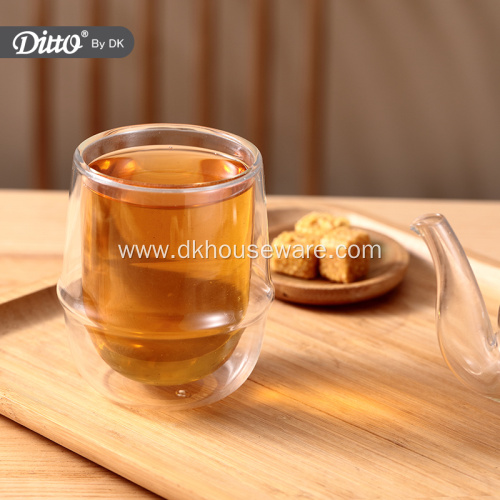 Double Walled Glass Cup for Tea Or Coffee